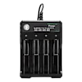 Miniatyrbilde 3 av 8: 4-plasser Universal USB Smart Batterilader for 18650 oppladbart batteri