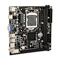 Pikkukuva 7 / 8: Työpöytäemolevy LGA1155 liitäntä Dual Channel DDR3 4 SATA 2.0 M.2 NVME PCIe 2.0 X16 VGA HD-lähtö ITX-emolevy