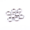 Miniatyrbillede 7 af 7: Hot 200 stk. Fiskegrej Solidt Rustfrit Stål Snap Split Ring Lure Tackle Connector
