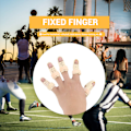 Miniatyrbild 5 av 8: 10 st Finger Splint Mallet Finger Support Splint Justerbar 5 Size Plast Finger Support Protector