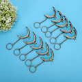 Miniatyrbilde 5 av 8: 10 stk metall lommebokram Kyss Lås Lås Bronse Tone Retro DIY Halvsirkelkjede 5 cm