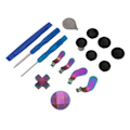 Miniatyrbillede 3 af 8: 13 i 1 Metal Thumbsticks til Xbox One Elite Series 2 Controller Metal Mod 6 Swap Joysticks 4 Paddles 2 D Pads 1 Værktøj til Elite Series 2 Core