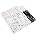Miniatyrbild 8 av 8: Piano Key Sticker Elektronisk orgel Universaltangenter Transparent notation PasterdekorationFärgglad