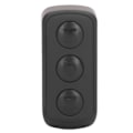 Miniatyrbillede 4 af 8: Fjernbetjening Scrollring Bluetooth APP Sideturner ABS Kamera Fjernbetjent lukker Selfie-knap med opladningsetui til mobiltelefon Sort