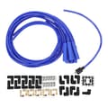 8.5mm 180 Degree Spark Plug Wire Set with Dustproof Boot, Replacement Compatible with Chevy 8-Cylinder Models, Blue
