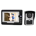 Miniatyrbild 5 av 8: Smart HD Video Intercom dörrklocka Hem Elektronisk intercom dörrklocka med 12 klockor TFT LCD-skärm 100V‑240V US-kontakt