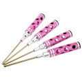 Miniatyrbillede 5 af 8: 4 stk. Hex Driver Nøglesæt 1,5 mm 2,0 mm 2,5 mm 3,0 mm RC Hex Sokkel Skruetrækker til RC Modelbil Båd Lilla