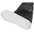 Pikkukuva 7 / 8: PVC Sadesuojat Vedenpitävät Kevyet Liukumattomat Korkeavartiset Saappaat Mustat 40cm Mid Calf