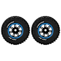 Miniatyrbild 8 av 8: 2st gummidäcksskinn 165 mm diameter hjuldäck för ZD Racing 1/7 DBX-07 RC Car Upgrade PartBlue
