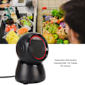 Miniatyrbillede 8 af 8: Desktop-stregkodescanner med Global Shutter, LED-indikator, lydsignaler, stort vindue - til QR-koder, bank, butik