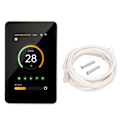 Miniatyrbillede 1 af 8: Smart WiFi Termostat Digital til Tuya App Kontrol Hjem Gulvvarme Vertikal Skærm 100‑250VAC 16A