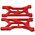 Miniatyrbilde 3 av 8: 2 stk RC Bil Aluminiumslegering Suspensjonsarmsett Utskiftbare RC-deler for ARRMA Typhon 1/10 Fjernstyrt Bil Rød