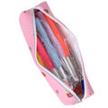 Miniatyrbild 8 av 8: Virknålsset TPR Mjukt Handtag Nålar Kit DIY Stickverktyg Hushållsartiklar C1‑Rosa Väska