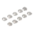 Miniatyrbilde 5 av 8: 10 stk Dental Lingual Knapp Rund Base Rustfritt Stål Ortodonti Tann Lingual Ring for Tannleger