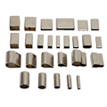 Miniatyrbild 6 av 7: 26 Shape Hollow Punch Cutter Set Höghastighetstål Läder Die Cutter Hollow Punch Cutter Tool för gör-det-själv läderhantverk