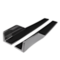 Pikkukuva 7 / 8: Par Universal sivuspoileri Rocker Splitter Side Winglet Wing Diffuser Auton korisarja Kiiltävä musta 17,7x3,3 tuumaa