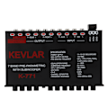 Miniatyrbild 5 av 8: Bilstereo grafisk utjämnare Universal lågpass 7-bands variabel förstärkningsjustering High Level Input EQ för stereosystem