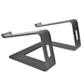 Miniatyrbillede 4 af 8: Bærbar computerstand i aluminiumslegering Bærbar computerstand Riser Desktop Metalbase Køleholder Space Grey