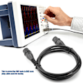Miniatyrbild 7 av 7: P1202 BNC hankontakt till BNC hankontakt koaxialkabel oscilloskop testledning