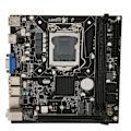 Pikkukuva 6 / 8: Työpöytäemolevy LGA1155 liitäntä Dual Channel DDR3 4 SATA 2.0 M.2 NVME PCIe 2.0 X16 VGA HD-lähtö ITX-emolevy