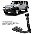 Pikkukuva 7 / 8: Auton metallipedaali Vasemmanpuoleisen sivujalkatuen koristelu Tarvikkeet sopivat Jeep Wrangler JK 2008-2017