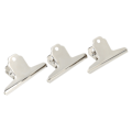 Miniatyrbild 2 av 7: 3st Bulldog Clips Slätare kanter Stark klämkraft Metall Gångjärnsklämmor för hantverk Matpåsar Foton Kartor Hemmakontor