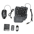 Miniatyrbillede 1 af 8: 4 i 1 mobilspil kombinationspakke Mobil spilkontrolkontrol Gaming Tastatur Mus-omformer til Android til IOS