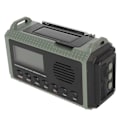 Miniatyrbilde 4 av 8: Nødradio FM AM SW WX 10000mAh Solcellelading Bærbar LCD Digital Display Håndsveiv Radio for utendørs bruk