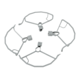 Miniatyrbild 7 av 8: Drone PropellerGuard Crash Resistant Lättvikts Drone Propeller Protector Skyddsöverdrag för DJI Mini 3 Pro