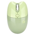 Pikkukuva 6 / 8: Langaton hiiri Sööt Cartoon Cat Paw 2.4G Dual Mode tietokone tabletti Kolme tasoa DPI Mini hiljainen langaton hiiri Vihreä