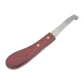 Miniatyrbillede 6 af 8: Hovkniv Høvlsaks Rustfrit Stål Dobbeltsidet Blad Ergonomisk Træhåndtag Hovkantkniv til Trimning af Hestehov