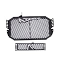 Miniatyrbilde 6 av 8: Motorsykkel Vannkjøler Grill Deksel Oljekjøler Beskyttelse Erstatning for Suzuki DL650 V-STROM 2004-2010 Svart