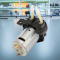 Miniatyrbilde 5 av 7: D-2 2*4 mm DC 12V DIY peristaltisk væskepumpe Doseringspumpe for laboratorieanalyse (svart)