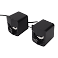 Miniatyrbild 4 av 8: Desktop-högtalare USB-driven tung subwoofer Desktop-mini-LED-högtalare för PalyStation4 hemdator LaptopBlack