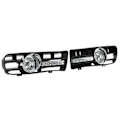 Pikkukuva 3 / 8: 2kpl H3 sumuvalosäleikkö LED DRL-lampulla 1997-2006 TDI MK4:lle