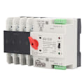 Miniatyrbillede 2 af 8: 4P Automatisk Overføringsafbryder 35 mm Skinnemonteret Dual Power Generator Switchover Switch AC400V 125A