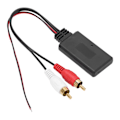 Miniatyrbilde 1 av 8: Bilradio Bluetooth-adapter Stereo 2RCA Trådløs AUX Lydkabel Erstatning for Kenwood
