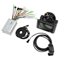 Miniatyrbillede 1 af 8: 36V 48V børsteløs motorkontrol S900 LCD-skærm 130X tommelgas 8C Power Assist Sensor Kit til elcykel