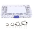 Miniatyrbild 3 av 7: 225st M1.2 M1.5 M2 M2.5 M3 M4 M5 Crimping Loop Sleeve M2 M3 Vajer Fingerborg