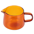 Pikkukuva 3 / 8: 300 ml Kahvikuppeli Korkea Borosilikaattilasi Jakaakuppeli Juomatarvikkeet Kahvitarvikkeet Amber
