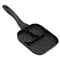 Miniatyrbillede 8 af 8: 3 i 1 æggestegepande Non Stick Stegt æggekoger Stege Pølsepande til køkkenbrug