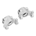Pikkukuva 8 / 8: 1 Pari Alumiiniseos Etu C-Istuin CNC C-Hub Axial RBX10 Ryft 1/10 RC-Mönkijäautolle Osia Hopea