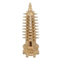 Miniatyrbillede 4 af 7: Wenchang Tower Statue 9 Nivåer Mini Pagoda Messing Hjemindretning Feng Shui Ornament til skrivebord