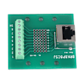 Miniatyrbild 2 av 8: RJ45 Ethernet-kontakt Breakout Board 8P8C Nätverksport Skruv terminalkort med fäste för datorer Router Switchar