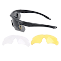 Miniatyrbild 6 av 8: Tactics Military Goggles Säkerhetsskydd AntiImpact Glasögon Vindtät utomhusutrustning