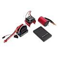 Miniatyrbild 6 av 8: RC-motor 4-polig 12-spår Vattentät gör-det-själv-programmering ESC Stabil Pålitlig kylflänstillbehör för 2S 1:10 för 3S