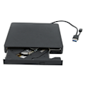 Miniatyrbillede 1 af 8: Ekstern CD DVD-drev 5 Gbps USB 3.0 Type C CD DVD RW-drev til bærbar computer stationær computer PC til Windows til Linux til OS X