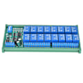 Miniatyrbild 2 av 7: 12V 6-kanals RS485-relä PLC elektrisk expansionsmodul för RTU-protokollfjärrkontroll R4D3B16-R med DIN-skena låda