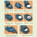 Miniatyrbild 3 av 8: Dumpling Maker 2 i 1 Praktisk Dumpling Skin Maker Machine Hushåll Lätt att använda Dumpling Press Form
