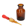 Miniatyrbild 3 av 8: 10 st droppflaska 30 ml kapacitet gummitopp verktygssats för laboratorieexperiment